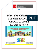 PLAN DE COMITE DE GESTIÓN DE CONDICIONES OPERATIVAS (64017)