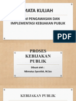 Proses Kebijakan Publik