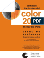 Jornadas Nacionales Del Color 2007 en Mar Del Plata. Libro Digitalizado