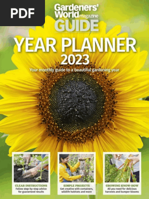 BBC Gardeners World Specials - Year Planner 2023