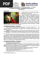 LIÇÃO 03 - EBD - OS HUMILDES DE ESPÍRITO – DEPENDÊNCIA DE DEUS - MT 5.3