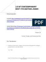 Essentials of Contemporary Management 7th Edition Jones Test Bank 1