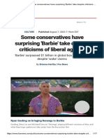 Some Conservatives Have Surprisi4