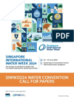 SIWW2024 Water Convention Call For Papers