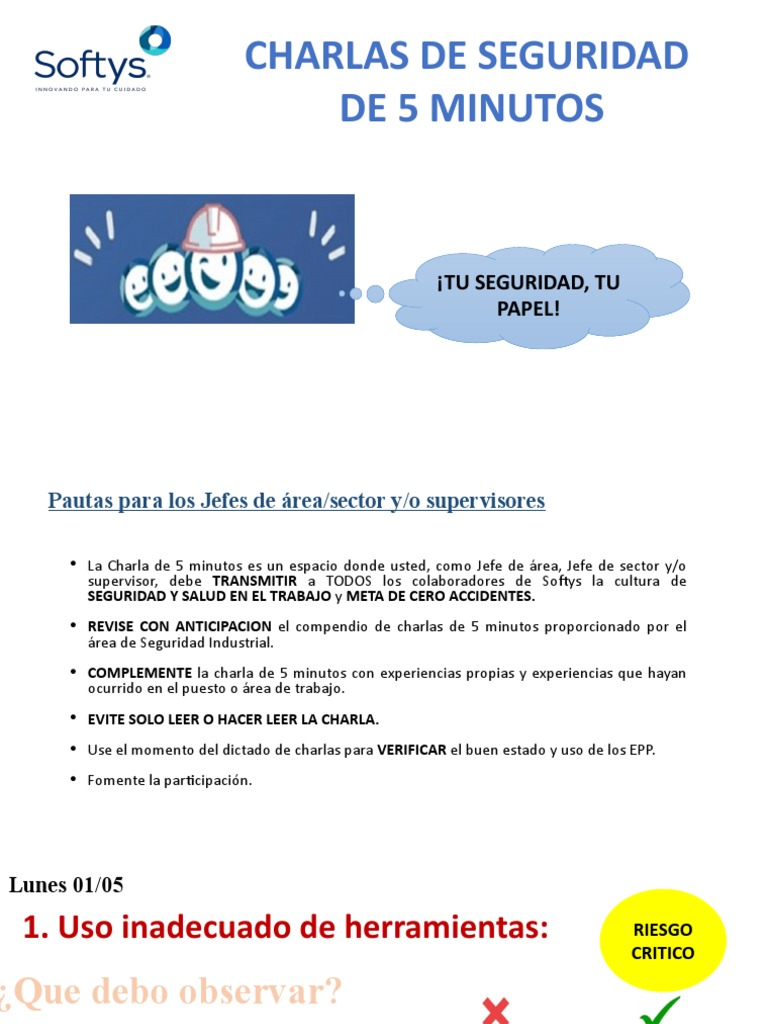 Charlas de 5 Minutos Mayo | PDF