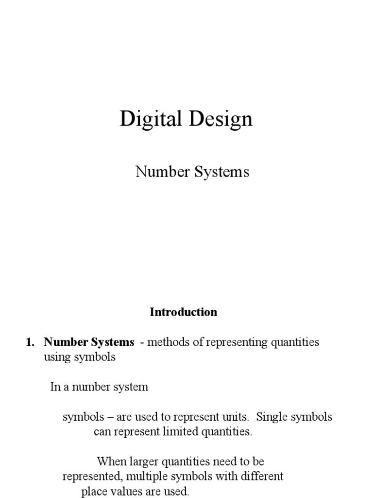 1 number systems pdf