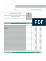 Plantilla Excel Calificaciones Alumnos