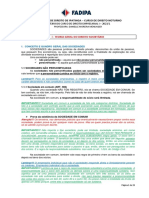 Faculdade de Direito de Ipatinga - Curso de Direito Noturno: I - Teoria Geral Do Direito Societário