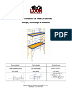 PTS Montaje y Desmontaje de Andamio