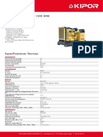 Generadores Kipor 0150 Generadores Diesel 1500 rpm270 KDE45E3 TRIFASICO