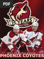 Download 2011-12 Phoenix Coyotes Media Guide by Arizona Coyotes SN66441867 doc pdf