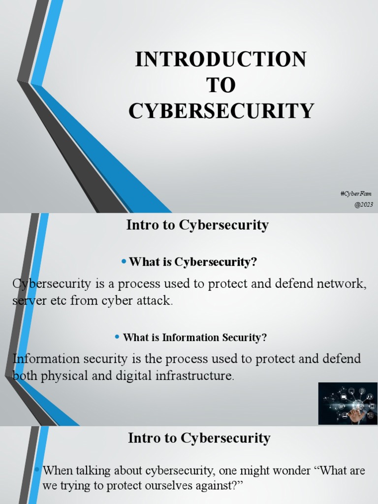 Intro To Cyber 1 | PDF | Security | Computer Security