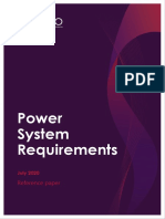 Power System Requirements