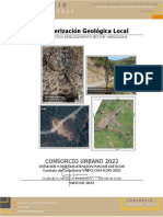 Caracterización Geológica Local: Consorcio Urbano 2022