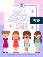 All About Me Girls Copyright 2021 English Created Resources