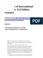 Essentials of International Economics 3rd Edition Feenstra Solutions Manual 1