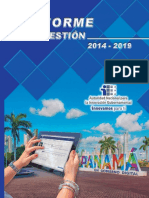 Aig Informe de Gestión 2014-2019 (Portada)