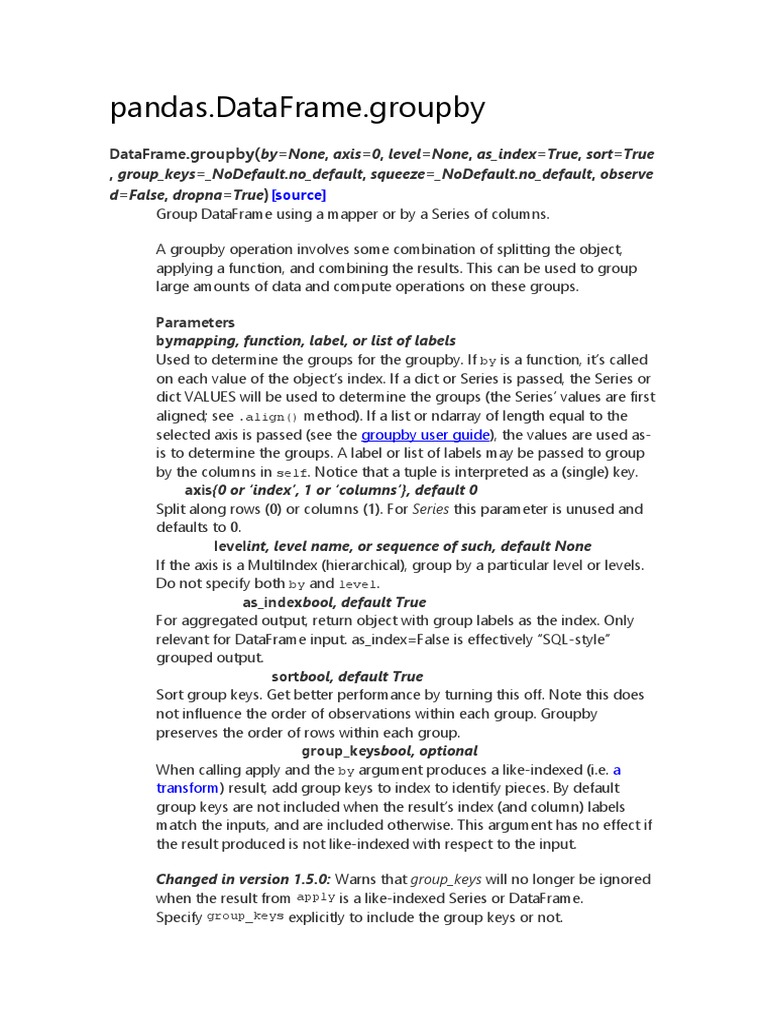 Pandas Groupby PDF