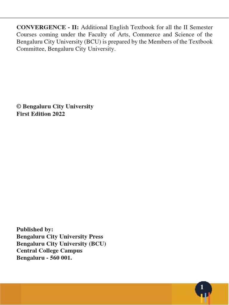 Convergencce II | PDF
