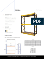 Ficha Tecnica Estanteria Pesada