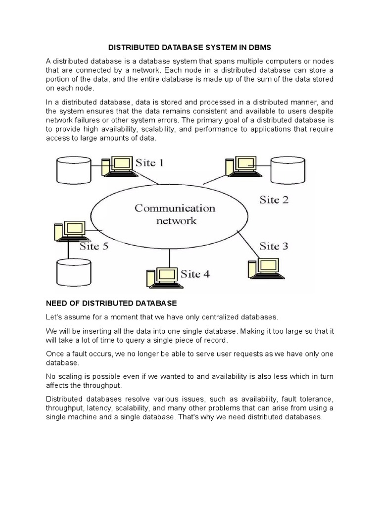 User Reviews on Distributed Databases | PDF