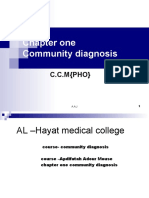 Community Diagnosis Chapter One