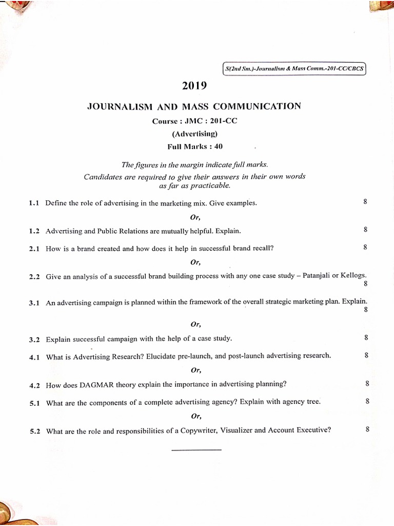 Cu JMC QS 2019 | PDF