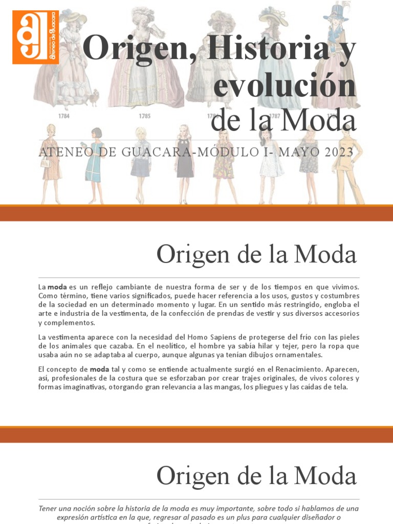 Historia y Evolución de la Moda | PDF | Arte