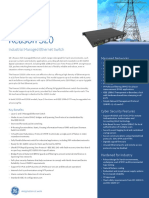 Reason S20. GE Grid Solutions. Industrial Managed Ethernet Switch. Managed Networks. Cyber Security Features. Hardened For Industry.