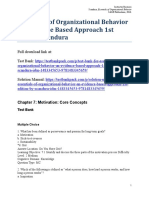 Essentials of Organizational Behavior An Evidence Based Approach 1st Edition Scandura Test Bank 1