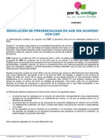 CSIF Informa Resolucion de Presencialidad en AGE Sin Acuerdo-14!09!2021
