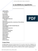 Anexo - Grupos Mediáticos Españoles