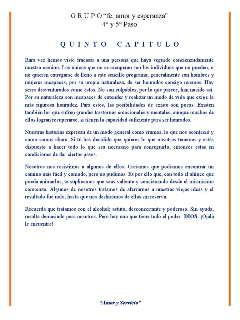 Quinto Capitulo Libro Azul PDF