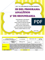 PROGRAMA ANALITICO 3 A y B-1 Con Diagnóstico