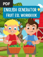 English Generator Fruit ESL Workbook