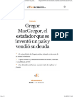 Gregor MacGregor, El Estafador Que Se Inventó Un País y Vendió Su Deuda