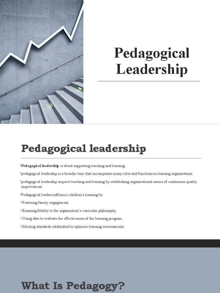 Pedagogical Leadership Presentation Final | PDF