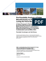Pre-Feasibility Analysis of Pellet Manufacturing On The Former Loring Air Force Base Site