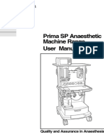 Penlon Prima SP Anaesthesia Machine - User Manual