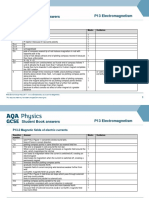 AQA GCSE Physics Combined End of Topic P13