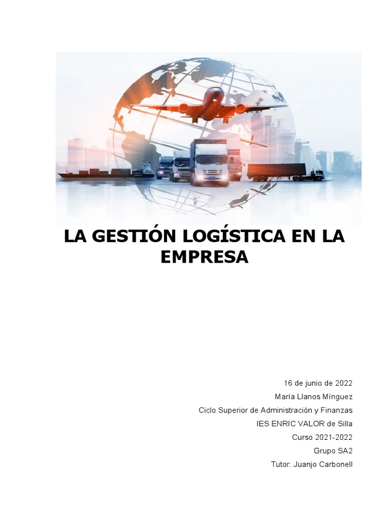 La Gestión Logística en La Empresa | PDF