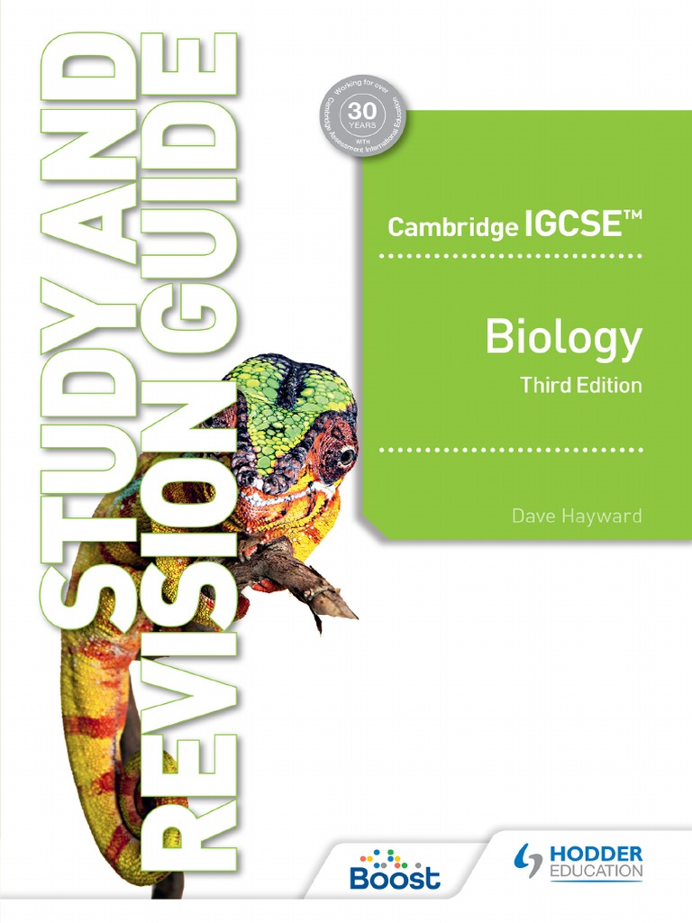 Cambridge IGCSE Biology Study Guide 3rd Edition Sample Pages | PDF