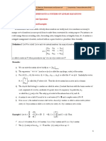 APPLIED MATHEMATICS I - Chapter 2: Matrices, Determinants and Systems of Linear Equations - by Dr. Tadesse Bekeshie