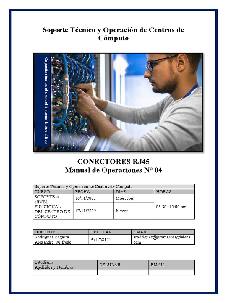 Manual Red-RJ45 | PDF