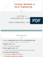 Lecture 2 Arrays