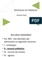 O - Recursos Trabalhistas em Espécie 1S2022 - Parte 1