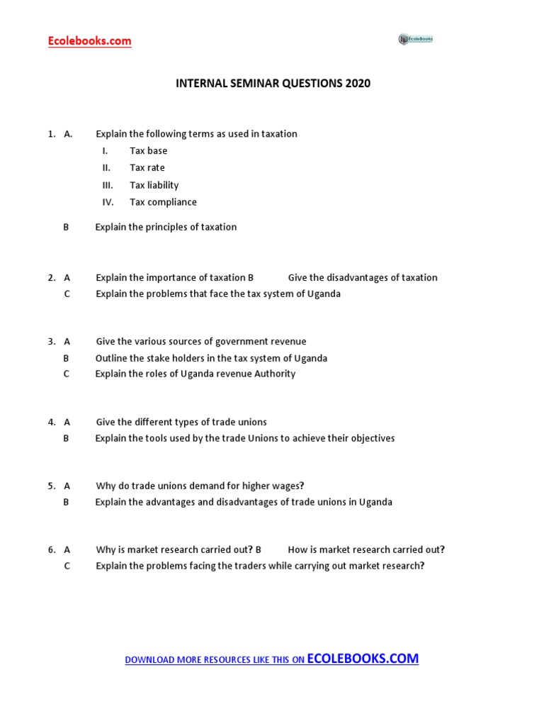 Commerce Q&A for Revision | PDF | Taxes | Banks