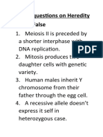 Review Questions On Heredity