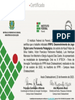Certificados X Iftech2022 Ifrpg