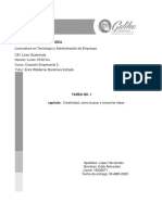 Tarea 2 Eddy López 15000671 Creación Empresarial 2 Lun19hrs